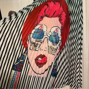 NWT Pleated midi skirt